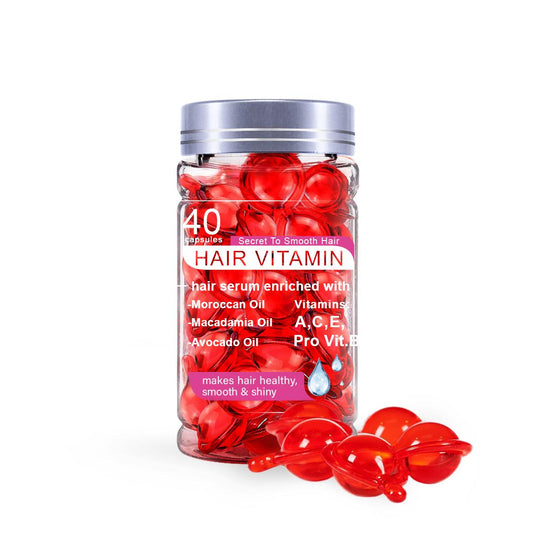 Hair Treatment Serum - No Rinse with Argan Macadamia Avocado Oils - Vitamins A C E Pro B5 - Conditioner for Women & Men Comfort