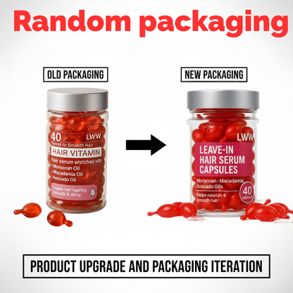 hair serum capsules with argan macadamia and avocado oils