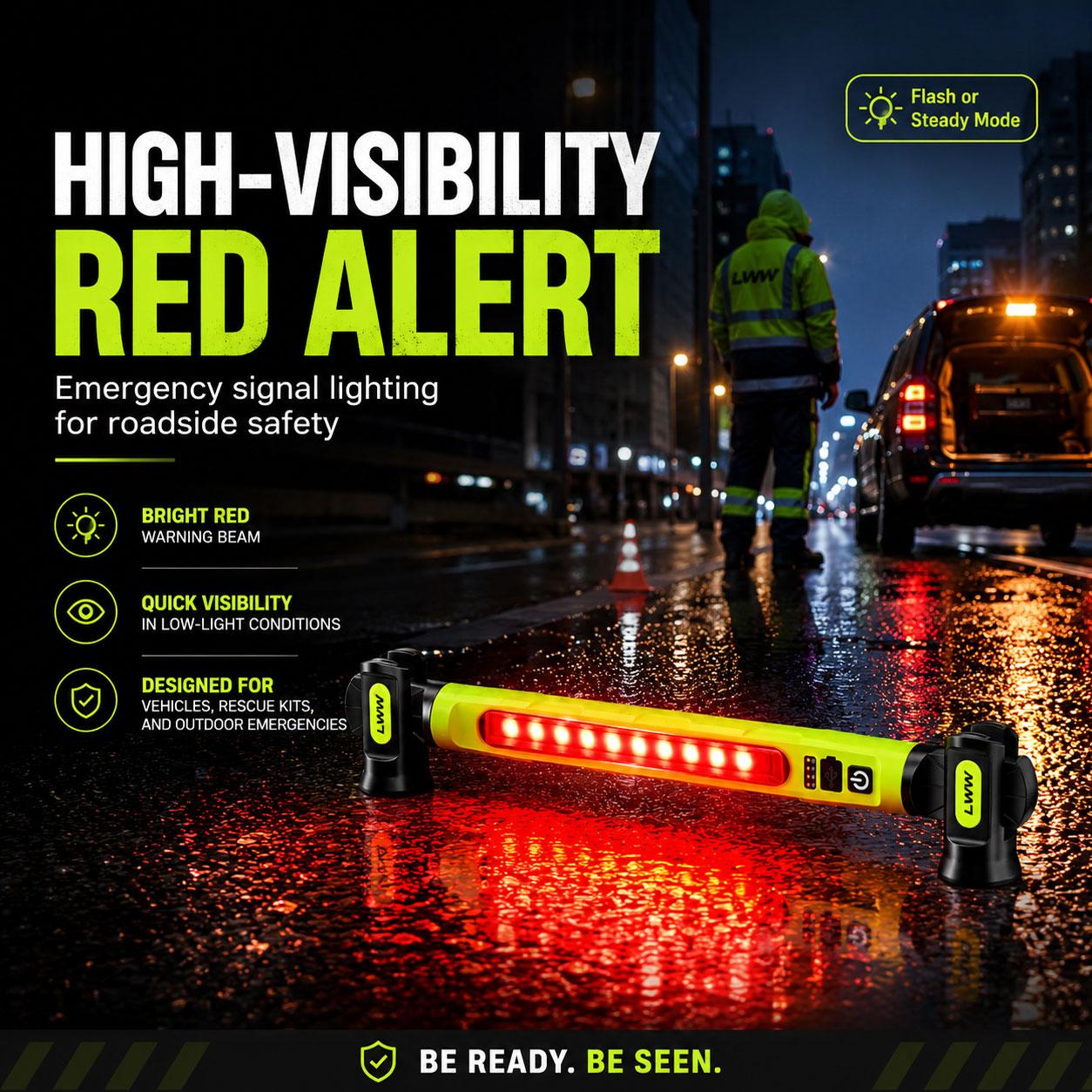 LWW Rechargeable LED Underhood Work Light – product view 9