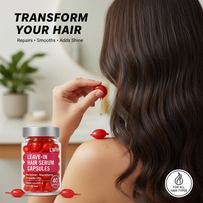 hair serum with botanical oils for dry and dull hair