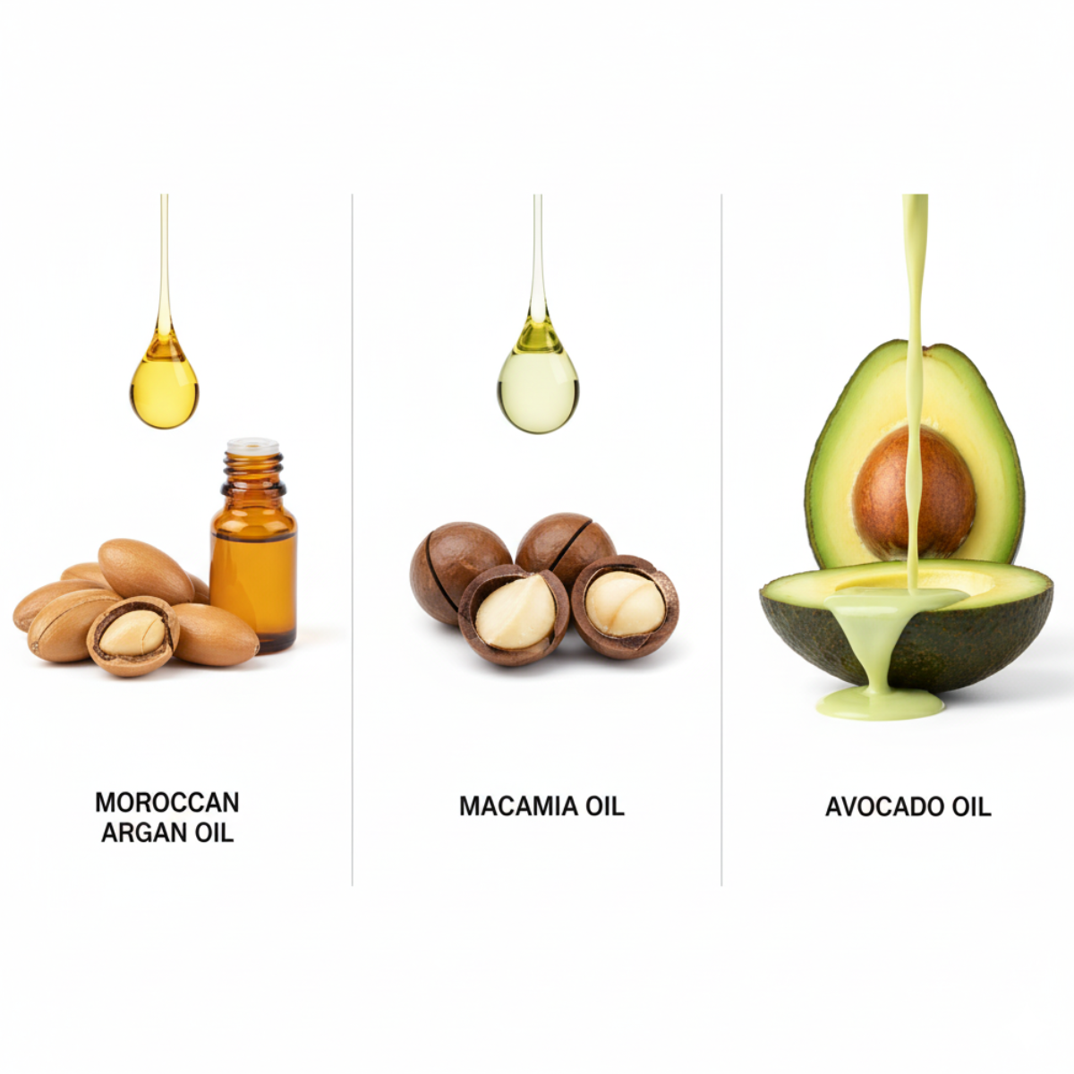 argan oil hair serum capsules for frizz control and shine