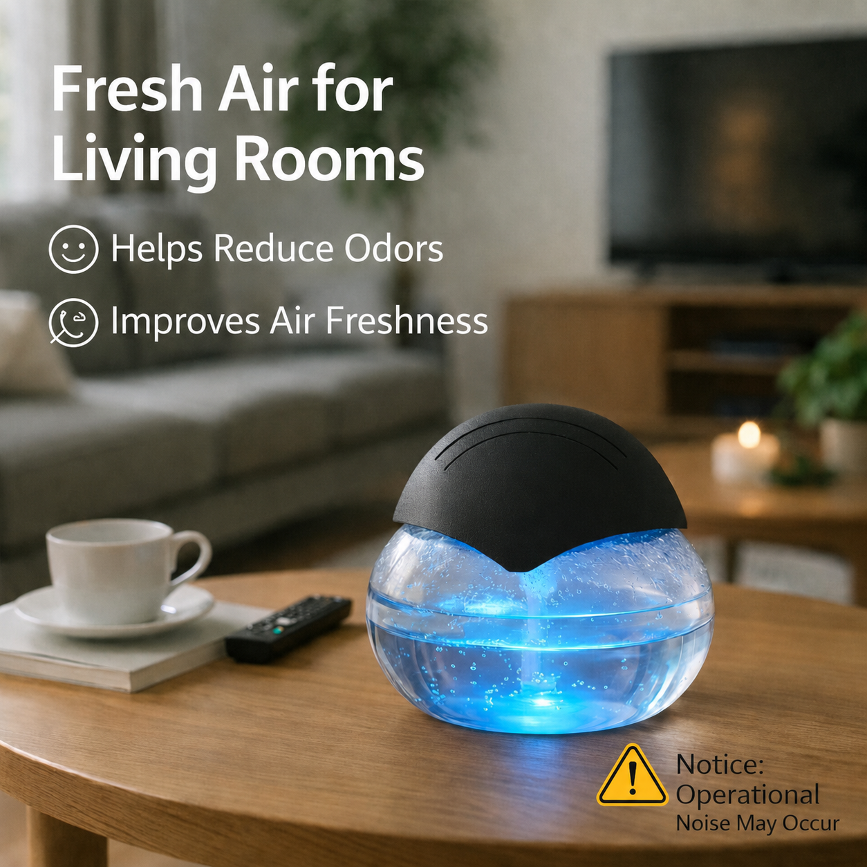 LWW Water-Based Aroma Diffuser with LED Light – product view 7