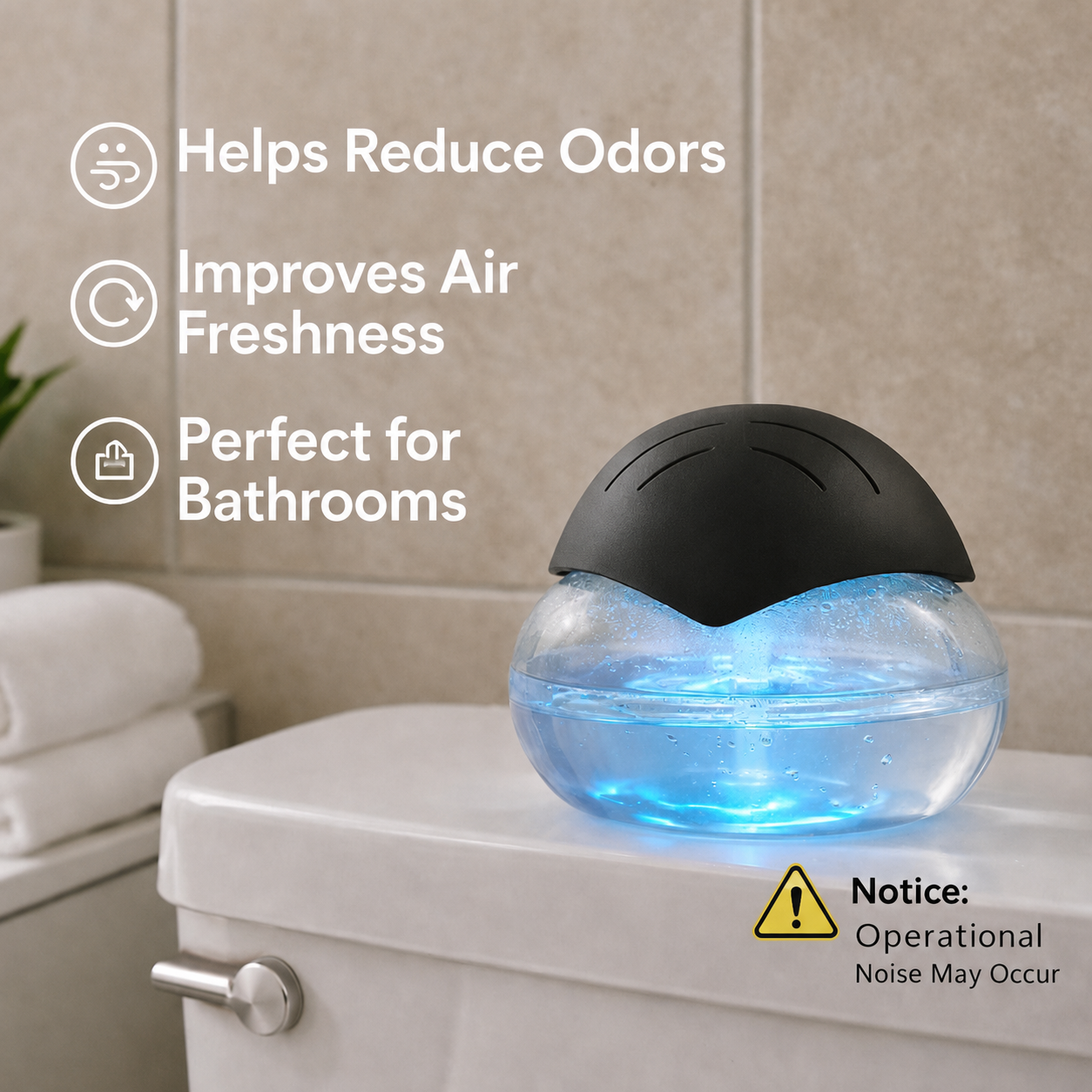 LWW Water-Based Aroma Diffuser with LED Light – product view 9
