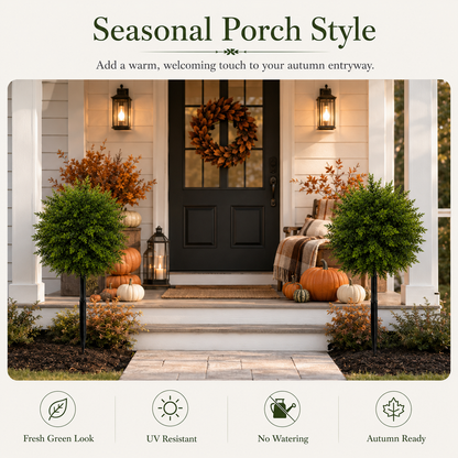 LWW Artificial Cedar Topiary Balls – product view 4