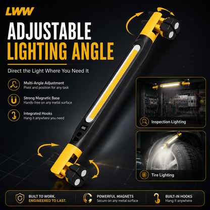 LWW Magnetic Rechargeable LED Work Light – product view 9