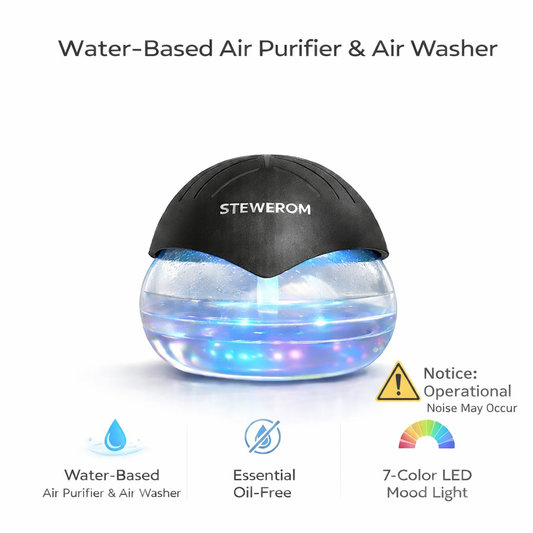 water based air purifier with diffuser oil for home and office