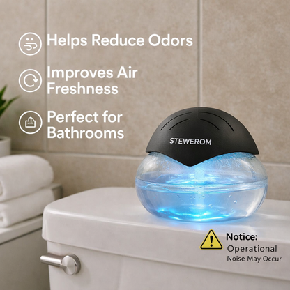 home air purifier with scented oil and ambient LED lighting