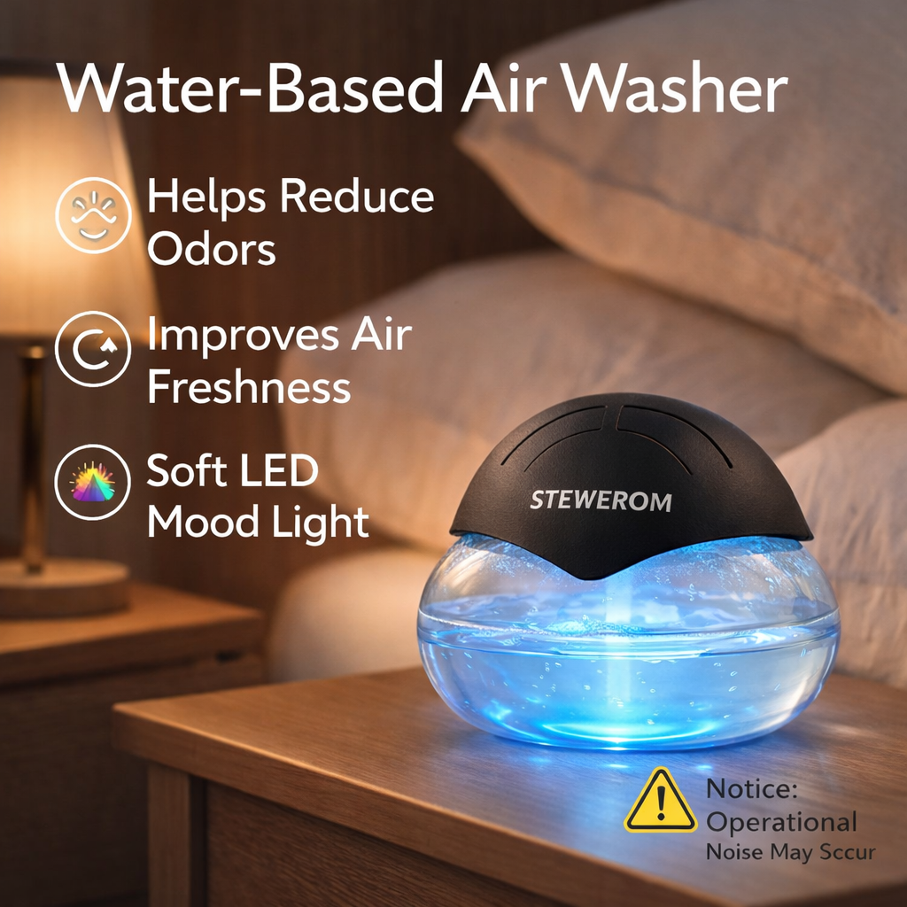 portable water air purifier diffuser for indoor use