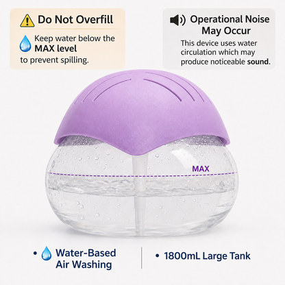 LWW Water-Based Aroma Diffuser with LED Light – product view 3