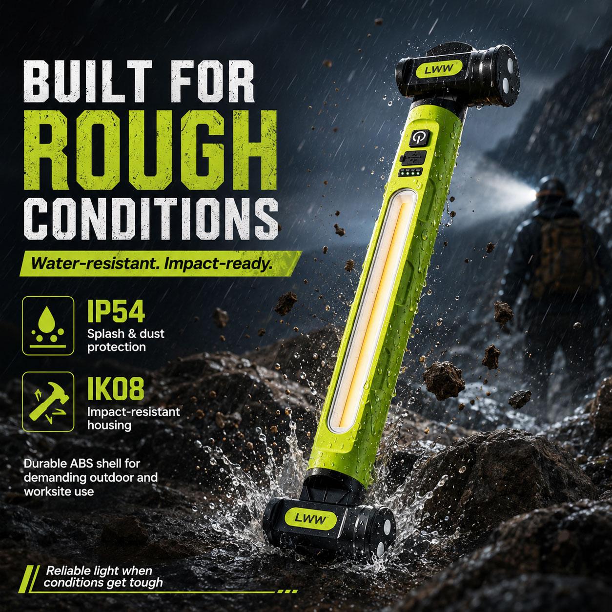 LWW Rechargeable LED Underhood Work Light – product view 14